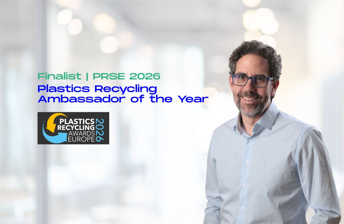 Santiago Sans, finalista al premio Plastics Recycling Ambassador of the Year en PRSE 2026